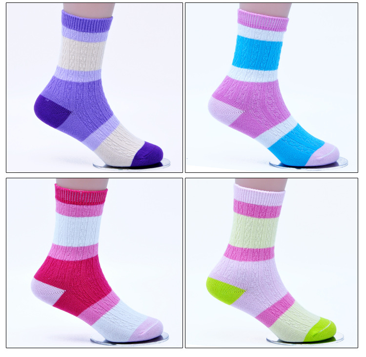 正品 七巧板儿童袜子纯棉秋冬款袜 男童女童棉袜 袜子批发15新款