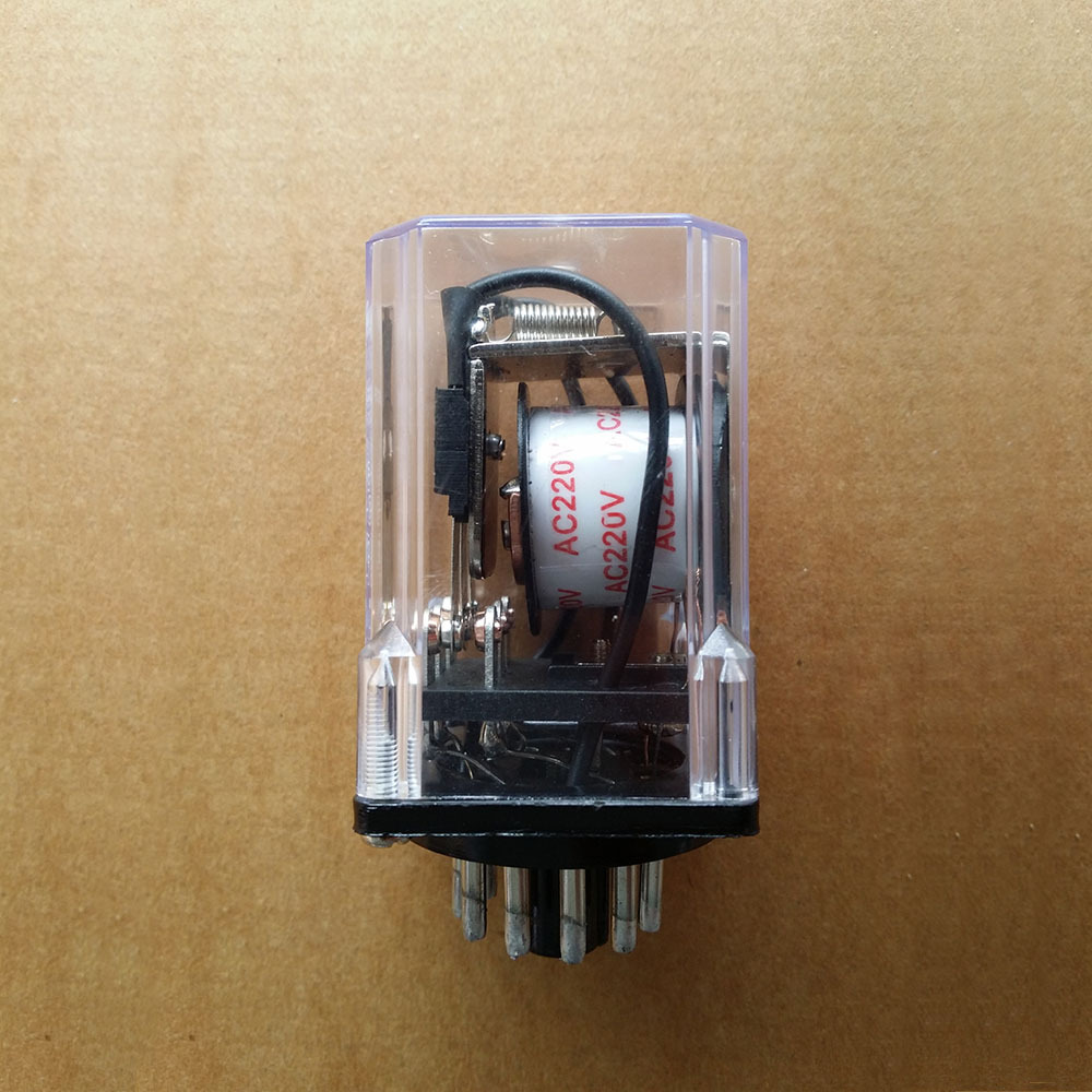 德力西中间继电器ac220v交流 jtx-3c继电器11圆脚 小型继电器