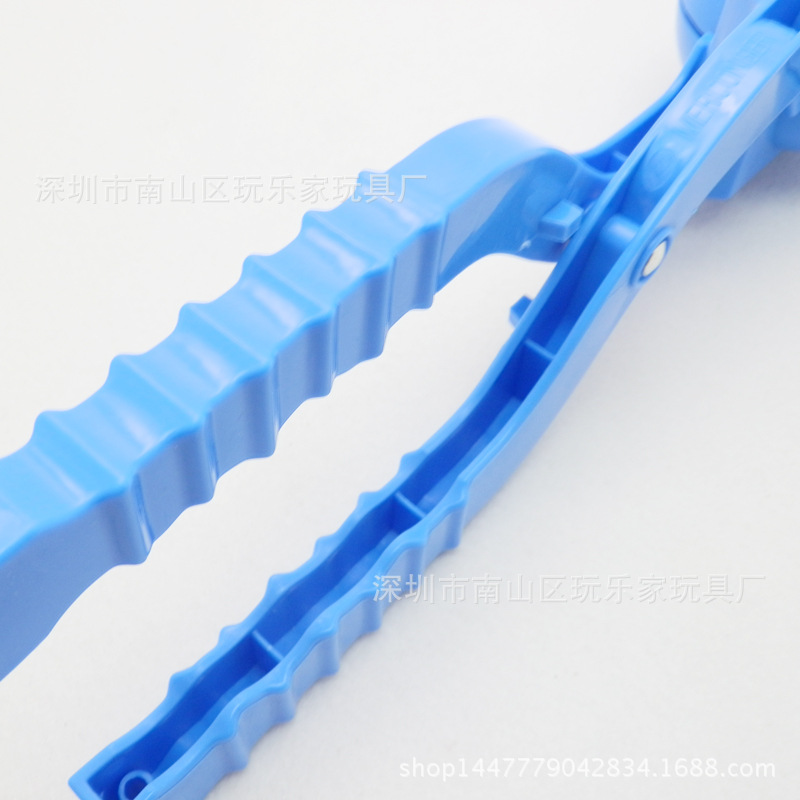 正品新奇特夹雪器打雪仗神器雪球夹 儿童玩雪玩具双球雪球夹