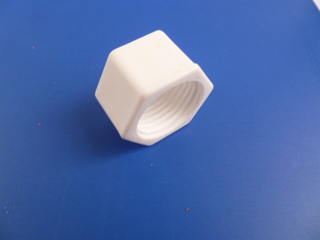 塑料内丝堵头 pom堵头 六角 4分塑料管堵 管帽 塑料管卡 6分内堵