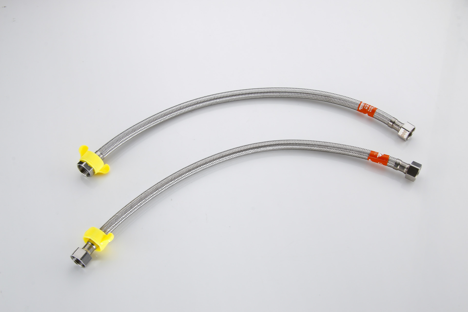 单冷水4分水龙头进水双头软管 不锈钢编织软管 卫浴洁具批发厂家