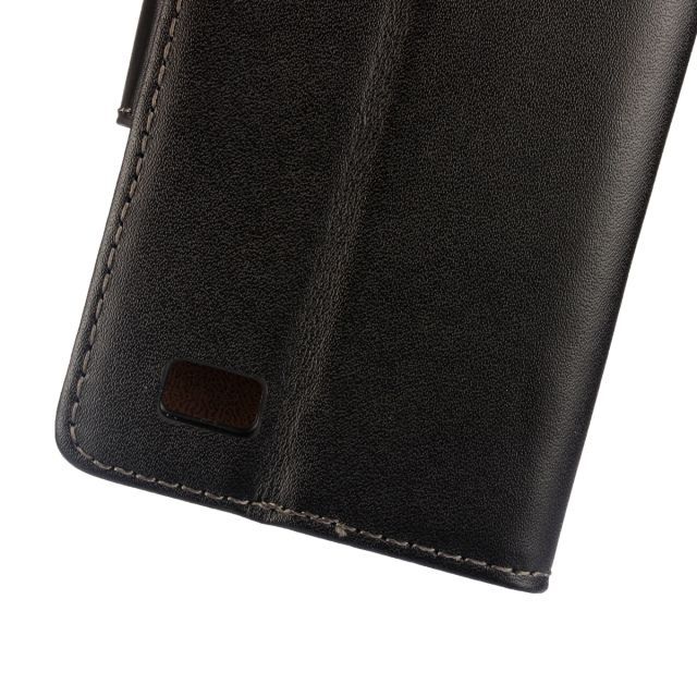 lg joy 平纹真皮钱包皮套 左右翻