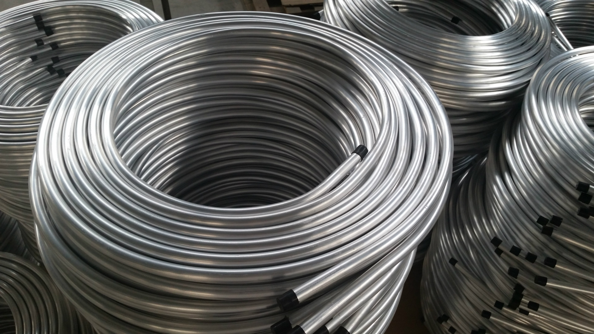 厂家直销5匹5米空调铜铝连接管1060铝盘管5匹5米空调管 铜铝管