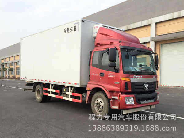 欧曼两轴冷藏车2