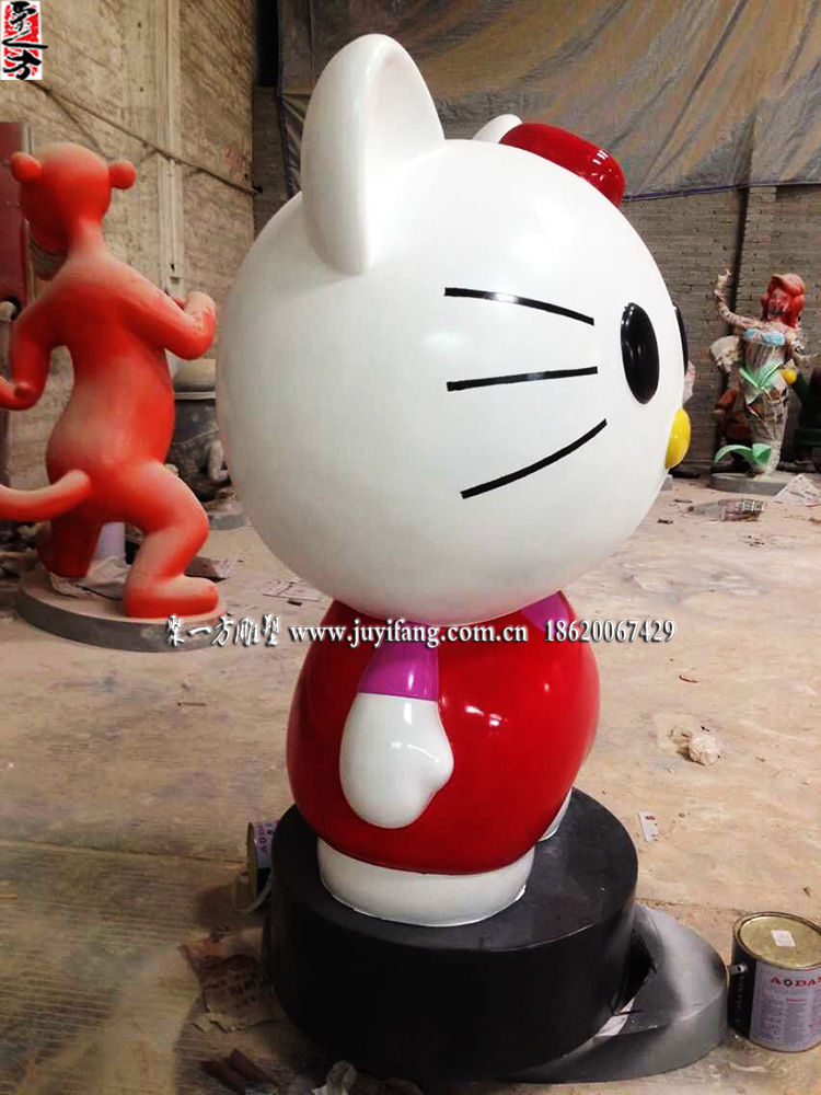 玻璃鋼Hello Kitty擺件