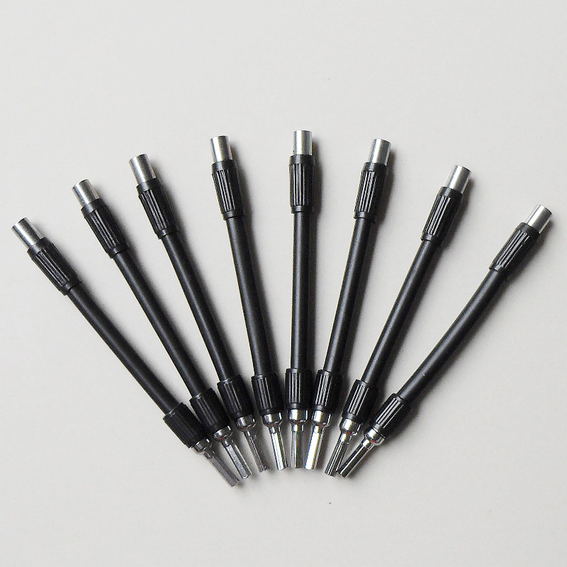 螺丝刀加长杆 弯曲万向接杆 万向连接杆 软管接杆适用4mm批头