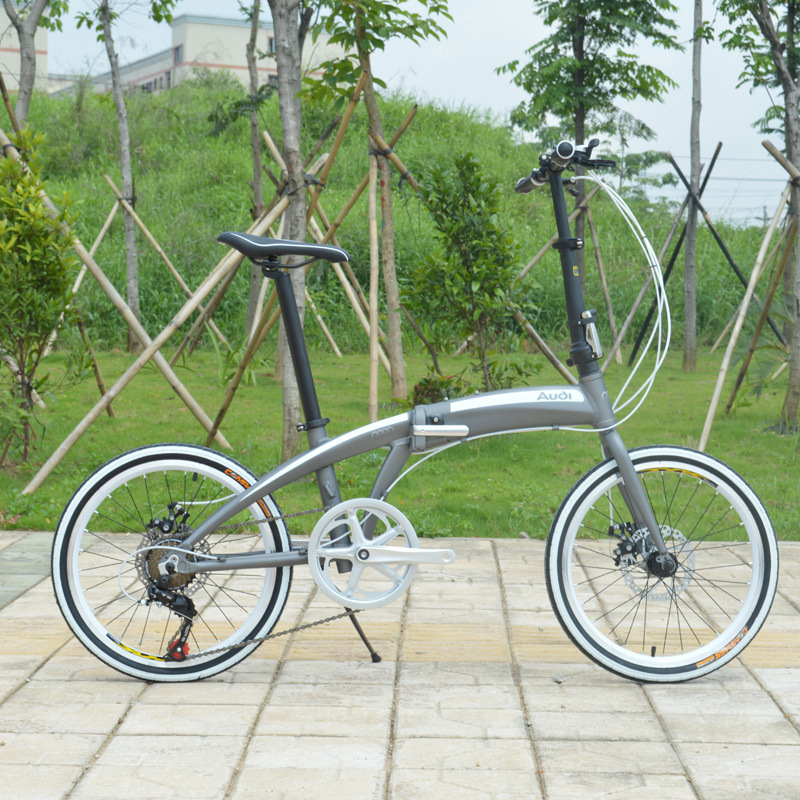 厂家直销 新款20寸铝合金折叠自行车 7变速山地公路车 折叠车包邮