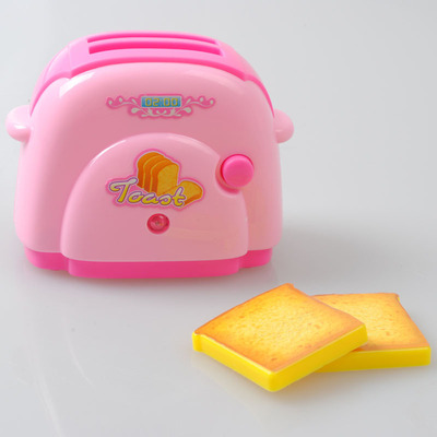 地摊热卖玩具批发-sm232941电动仿真面包机玩具 儿童过家家玩具