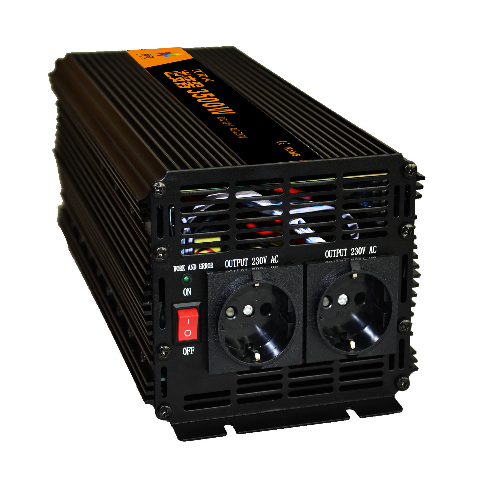 绿电-停电必备逆变器7000w/3500w 12v转220大瓦数逆变器 新品