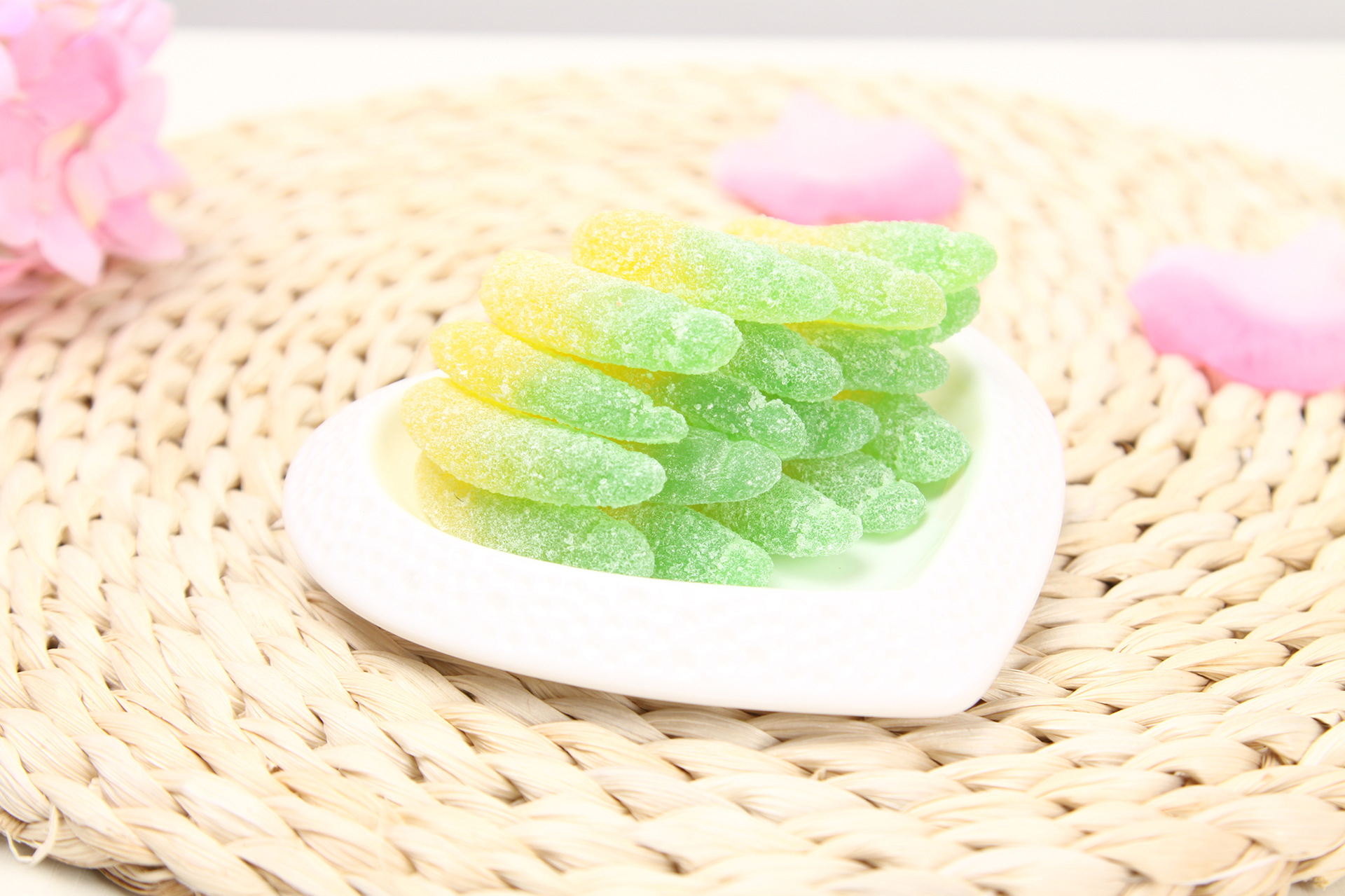 供应创欣果汁软糖 双色香蕉(88g)厂家批发