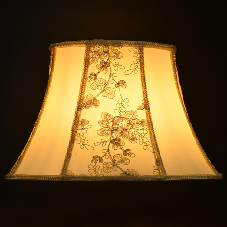 布罩厂家供e27欧式美式布艺台灯灯罩落地灯灯罩 台灯罩灯罩 布艺