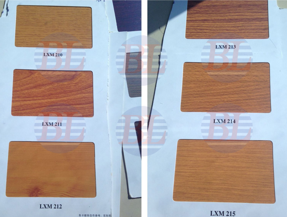 铝方通 木纹 香槟色可根据客户要求调色 调花纹 多花纹铝材 可选