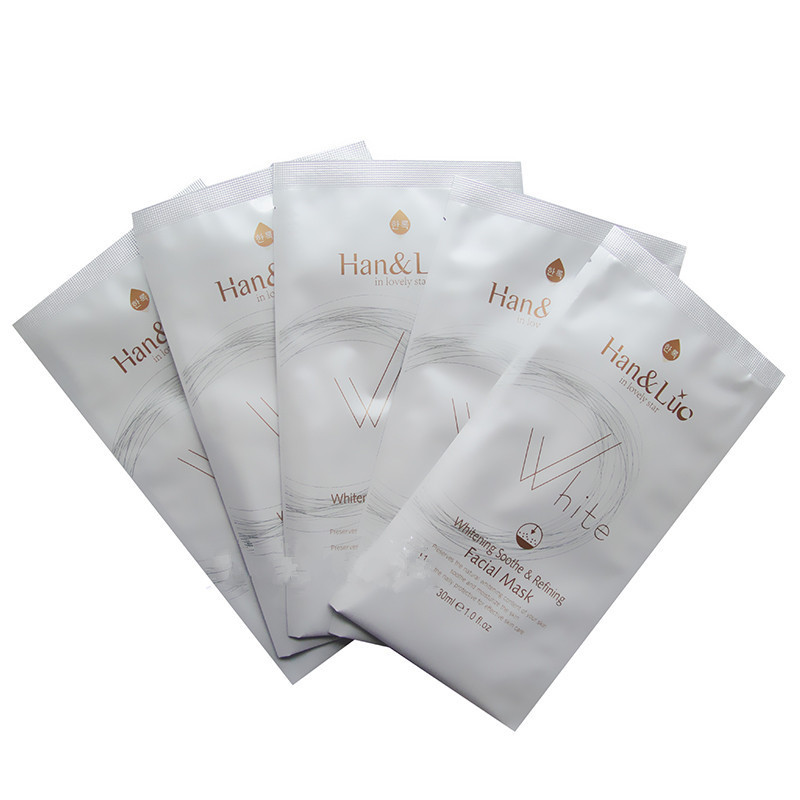 正品批发 韩国 韩露蚕丝面膜美白息敏收细面膜 5片 三层蚕丝