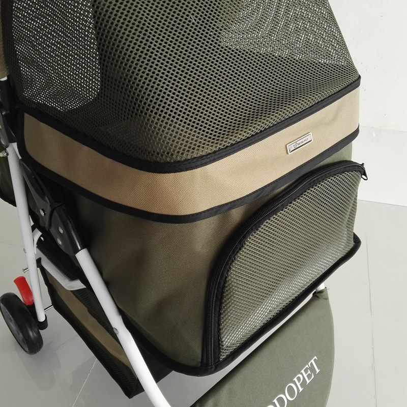 宠物用品_高端品质宠物推车 防水三轮狗推车 