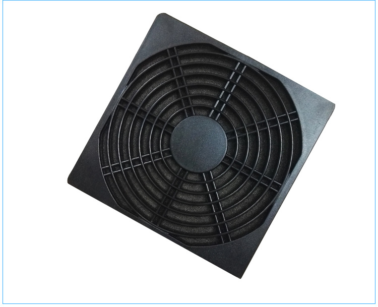 三合一塑胶防尘网罩15cm散热风扇防护网罩低噪音通风过滤网罩批发