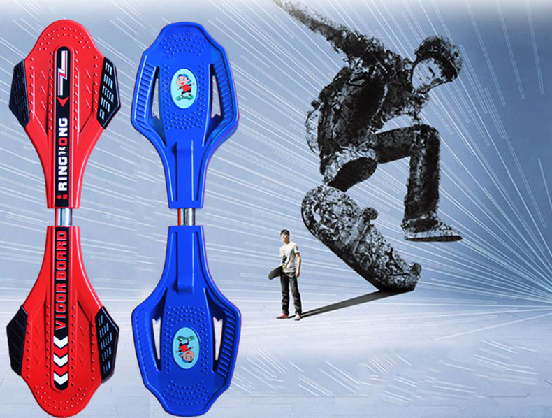 铝合金活力板游龙板蛇板滑板二轮滑板车滑板闪光轮