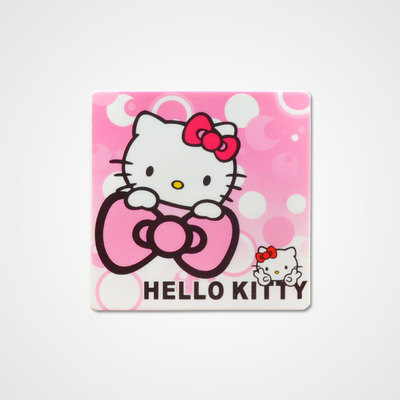 塑料pp卡通图案四方灯罩底座热转印 饰品热转印加工