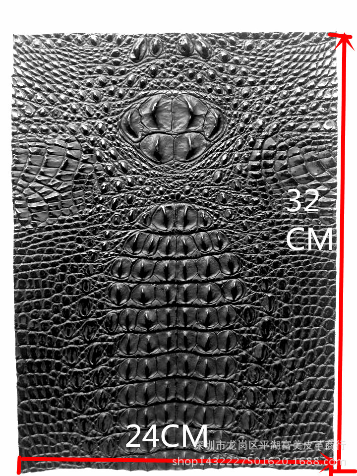 立体鳄鱼背鳄鱼皮真牛皮适用于男女钱包手抓包定型包稍大款