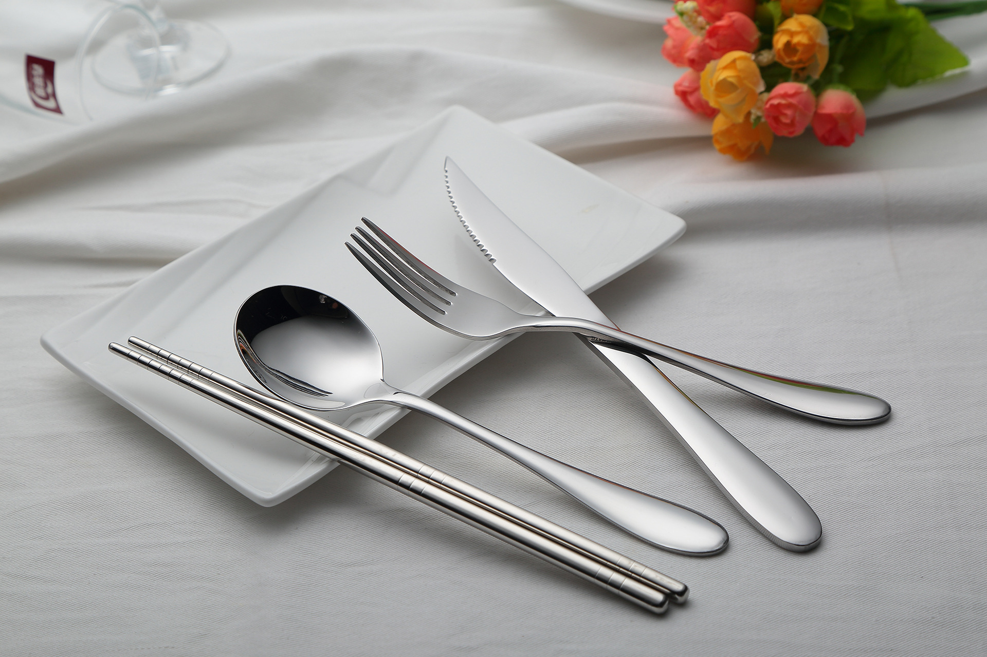 高档不锈钢西餐餐具 牛排刀叉套装 不锈钢勺子 西餐厨具用品批发