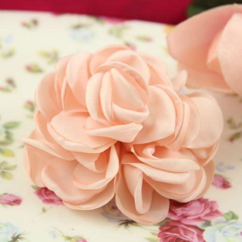 diy韩版饰品配件 手工布艺玫瑰花朵 儿童发饰鞋花婚庆装饰材料