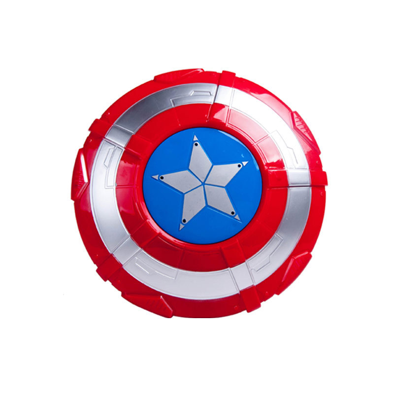 双11儿童武器模型玩具礼品美国队长3盾牌复仇者联盟道具发声发光