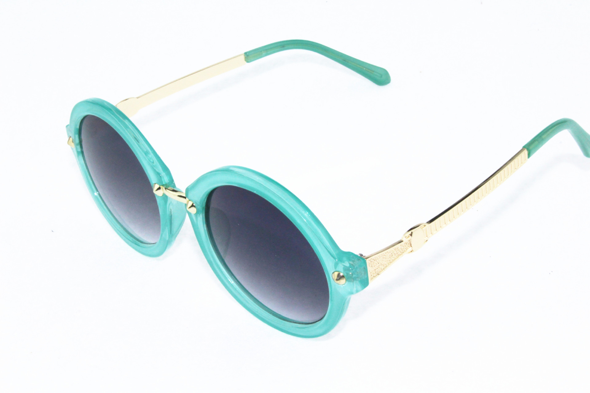 2015项瑞霖热卖 复古女式塑料太阳镜 圆形眼镜908