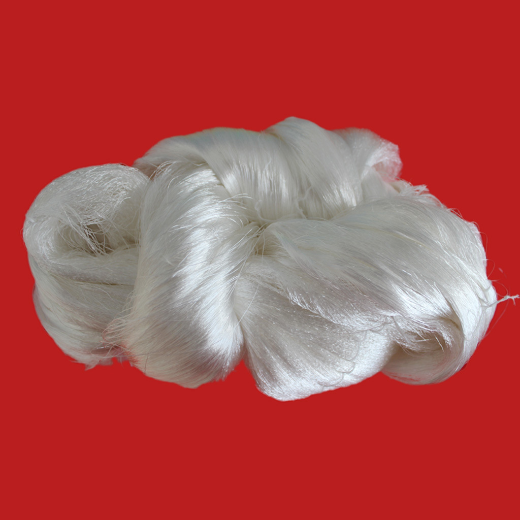 粘胶人造丝黏胶长丝200d/50f粘纤 一等本白有光色泽均匀