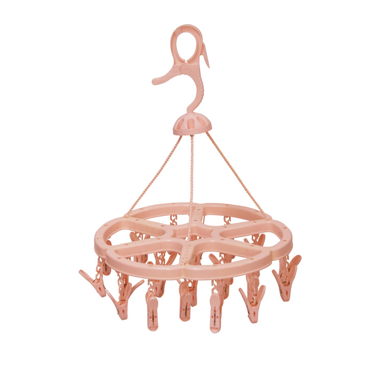 优质多衣物晾晒架 龙飞翔塑料日用百货衣架批发 多色圆盘晾衣架