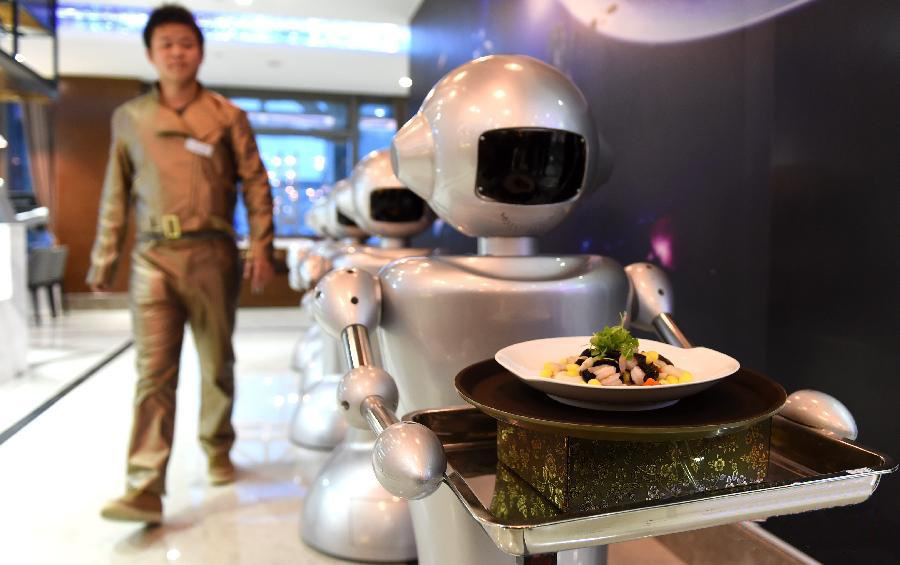 餐饮服务机器人 餐厅机器人   义乌市壳王贸易有限公司 诸暨壳王智能