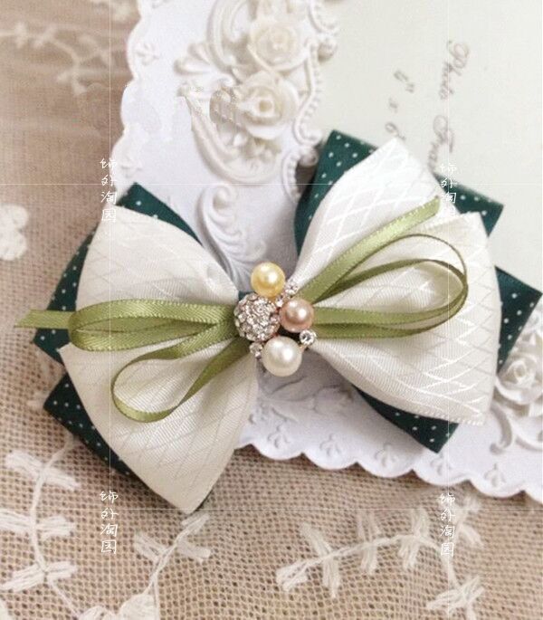 菱形缎带丝带绸带蝴蝶结发饰头饰发夹发卡手工diy材料配件批发价