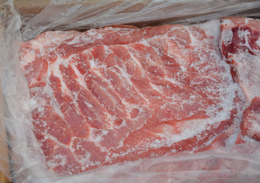 新鲜冷冻精选上等猪五花肉冷冻猪肉一级带皮五花肉10kg一箱