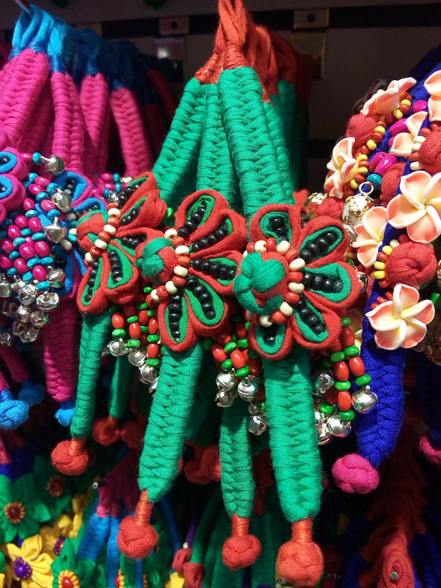 云南民族风 纯手工布艺 铃铛手饰 热卖大理丽江旅游工艺品 001