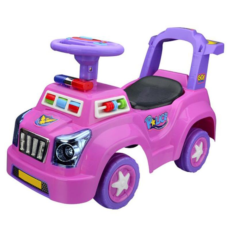 供应sm267177 小警察滑行车童车 婴幼儿学步车 儿童车四轮扭扭车