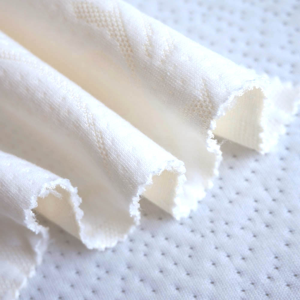 厂家直供针织提花空气层面料 慢回弹床垫专用太空棉