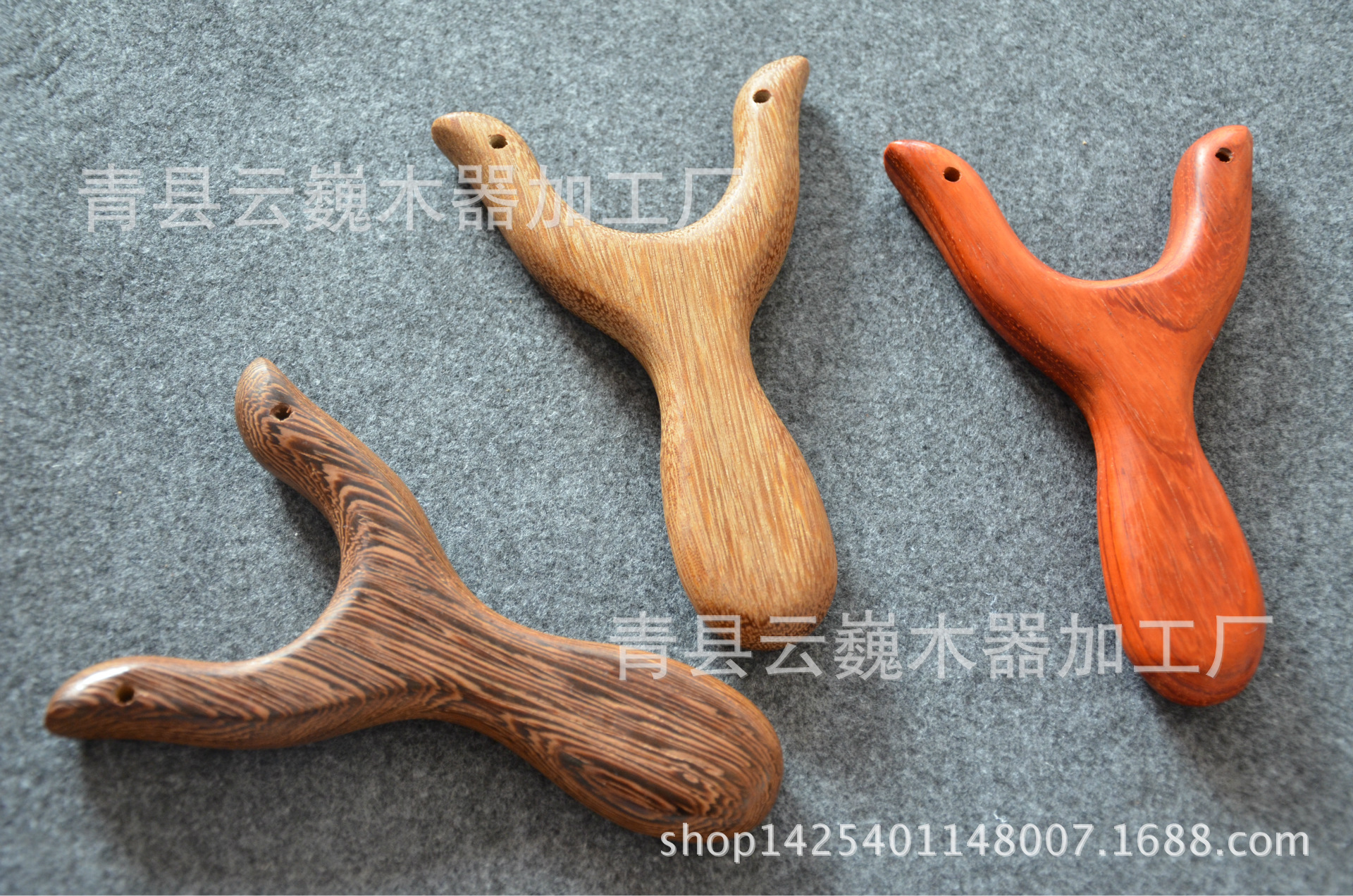 鸡翅木弹弓红木弹弓手柄木柄把手弹弓玩具手把玩弹弓花梨木质批发