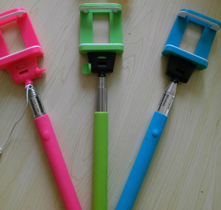 定做logo方夹 自拍杆夹子 夹 竖拍夹 通用手机自拍夹