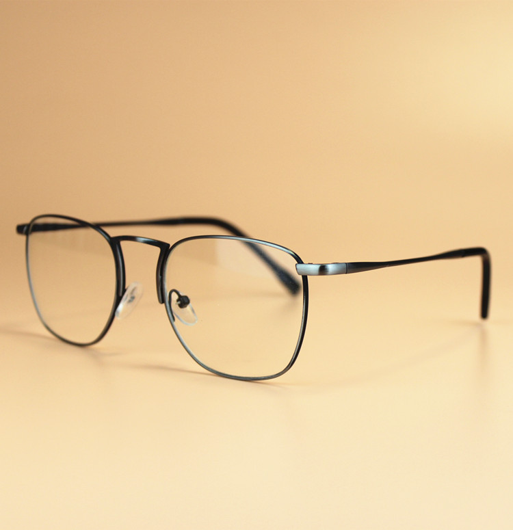 新款优质复古文艺金属鼻梁近视眼镜框圆形男女款学生平光镜架