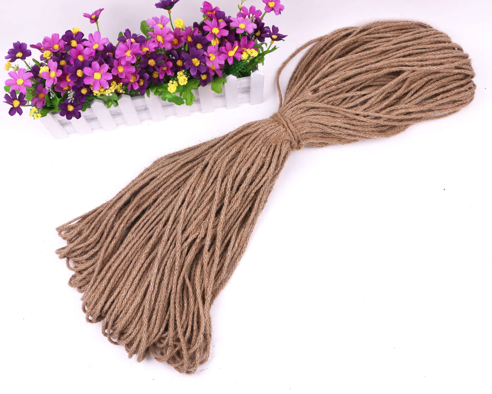 厂家直销 diy手工圣诞工艺麻绳规格多样工艺装饰麻绳 批发