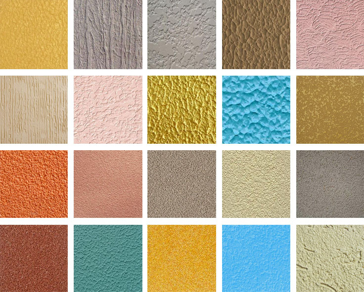 质感漆样板展示图片?_质感漆涂料网