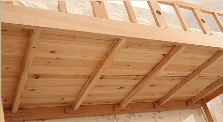 热销款实木床实木家具子母床进口榉木材料1.2米1.5米品质保证