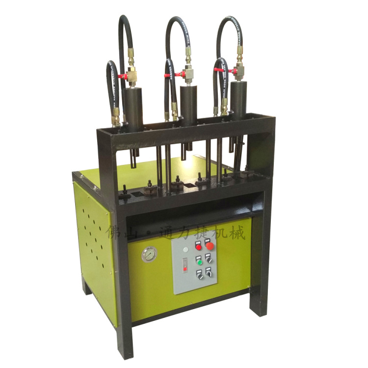 不锈钢拉闸门冲孔机 型材打孔机 圆管冲弧口机 铝合金管材打孔机