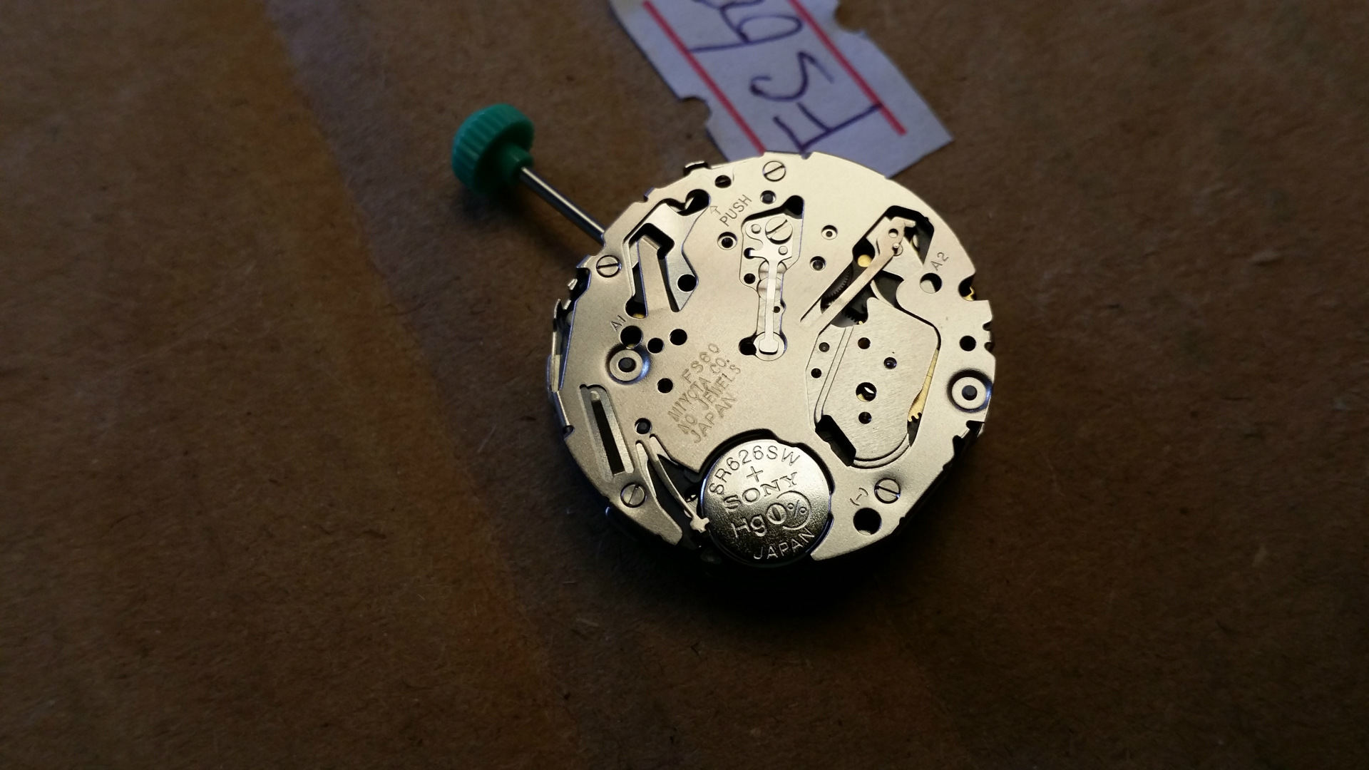 手表配件 日本美优达机芯 fs60 石英机芯 全新原装