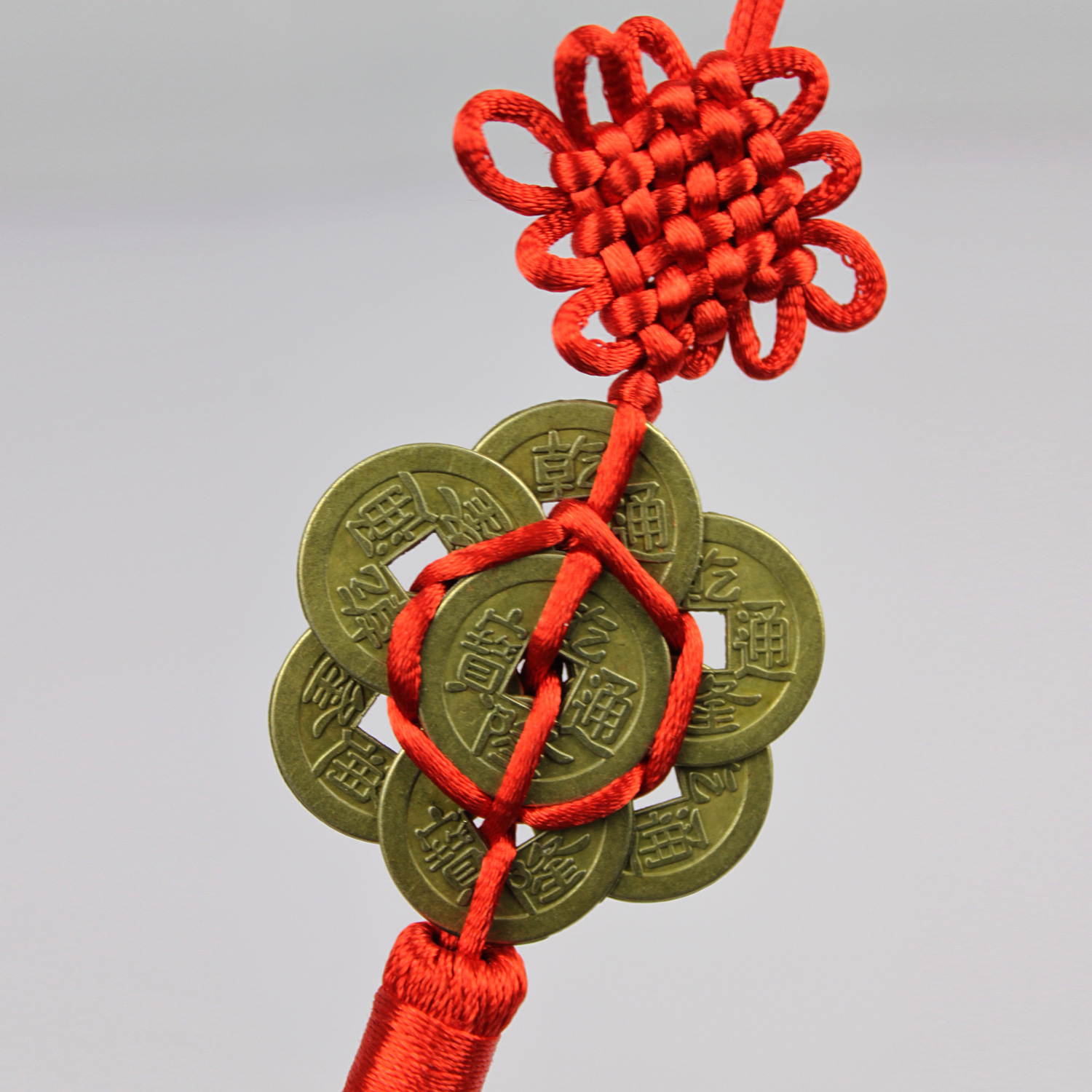 厂家批发铜钱中国结 汽车挂件 新年春节年货挂件 个性工艺品