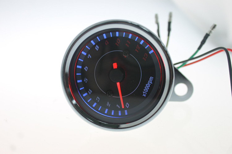 摩托车转速表改装摩托车led电子转速表骑士太子通用摩托车仪表