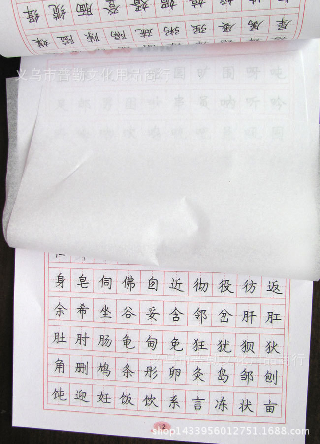 罗杨钢笔习字帖楷书常用5000汉字中小学生成人正楷硬笔书法练习