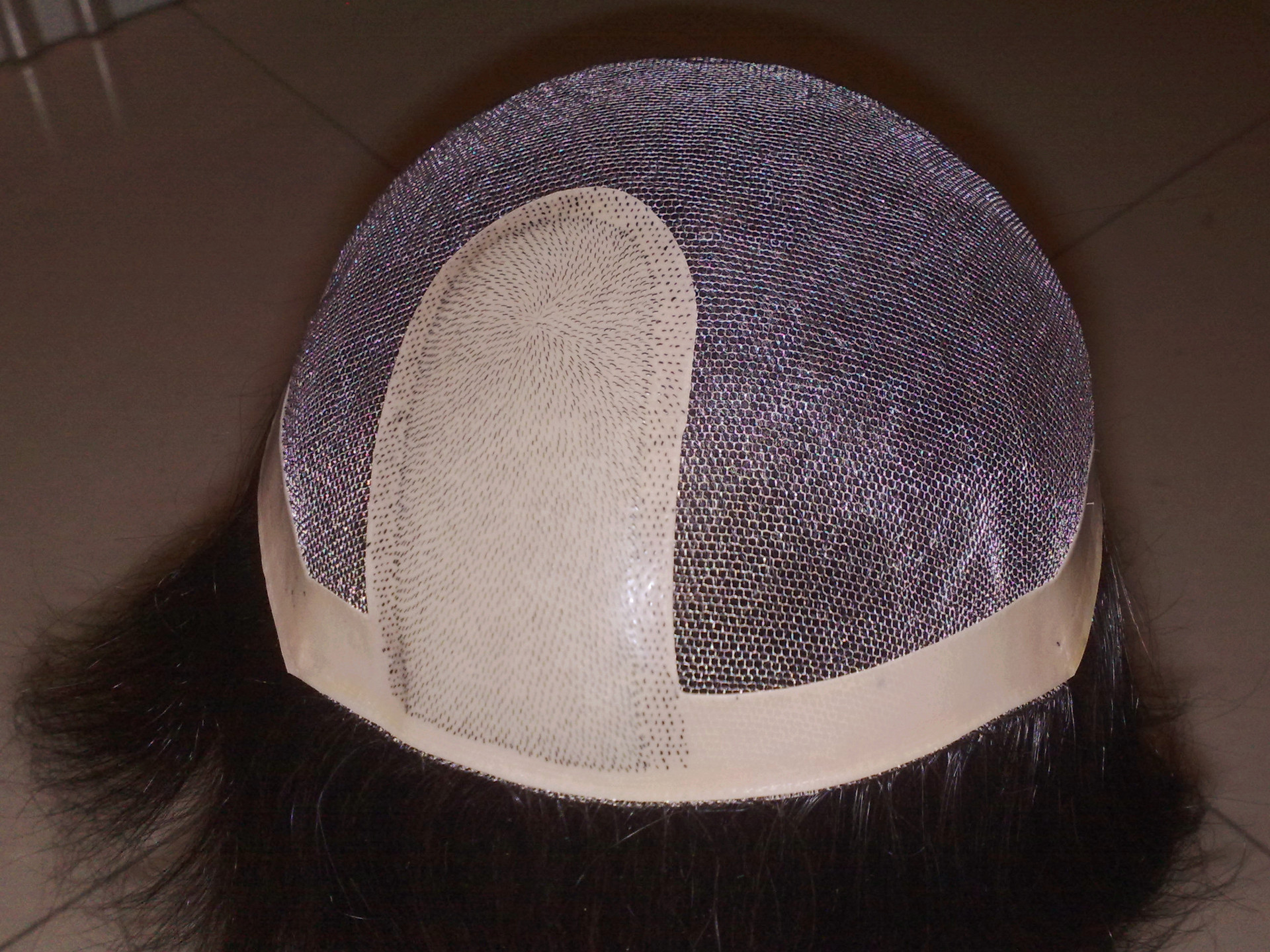 100%真人发 时尚假发 全手织女士头套 无痕递针支持定做一件代发