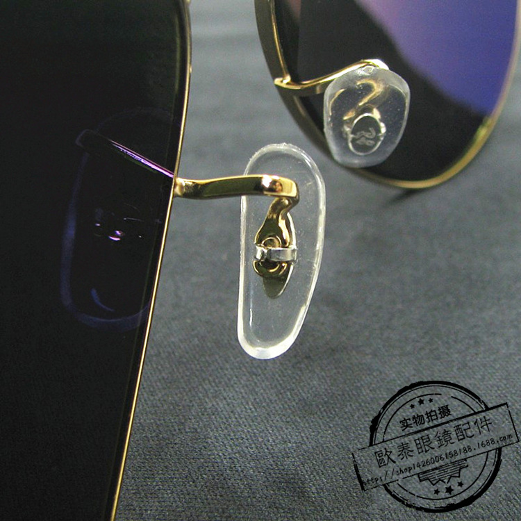 此款鼻托rb雷朋眼镜专用   颜色有两种:肉色,透明色   【关于图片
