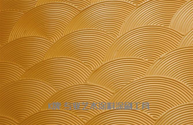 肌理壁膜又分为珠光肌理漆,梳刷痕纹理漆,薄浆艺术肌理漆,厚浆翘邋