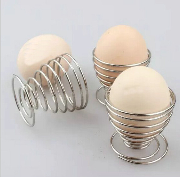 金属鸡蛋弹簧托 鸡蛋架 鸡蛋座厨房用品