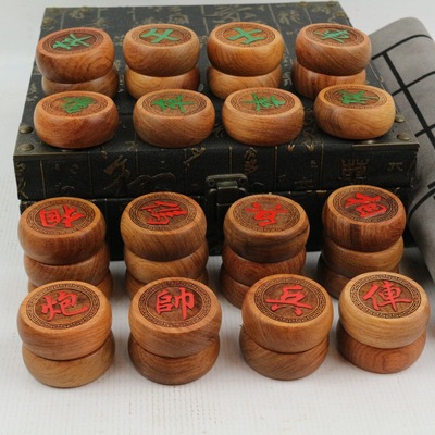 缅甸花梨象棋 4.8cm5.8cm 原创热销木质工艺品 一件代发